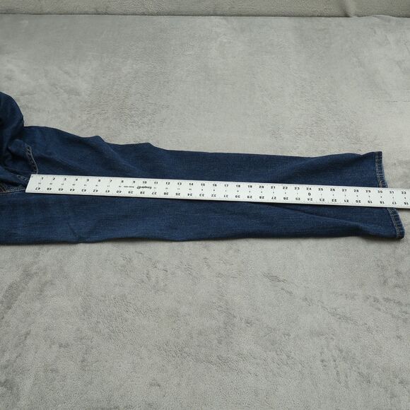 Levi's 514 Jeans Mens Size 40x30 Blue Classic Straight Denim Pants Dark Wash - Picture 16 of 16